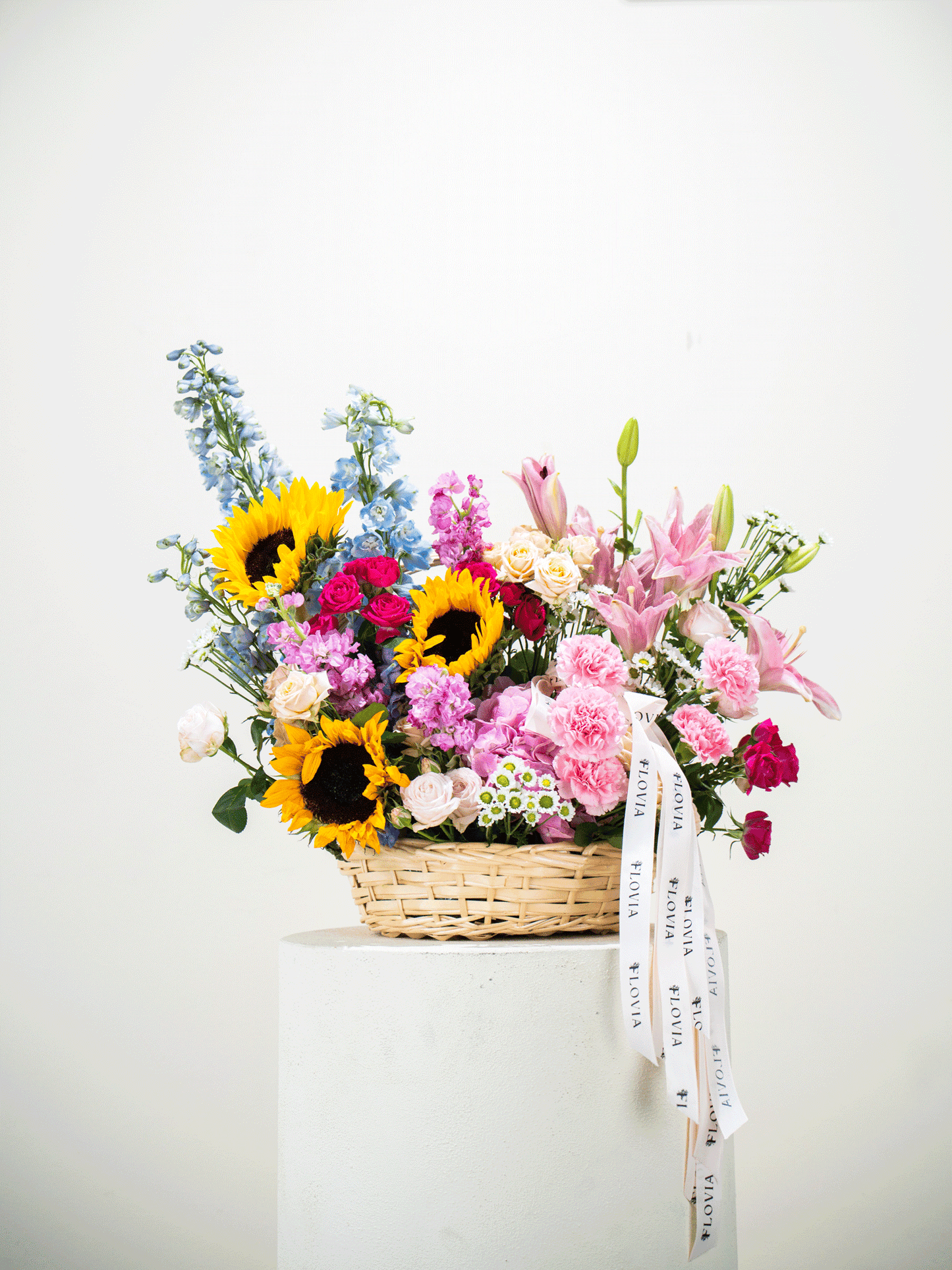Sunshine & Elegance Bloom Basket