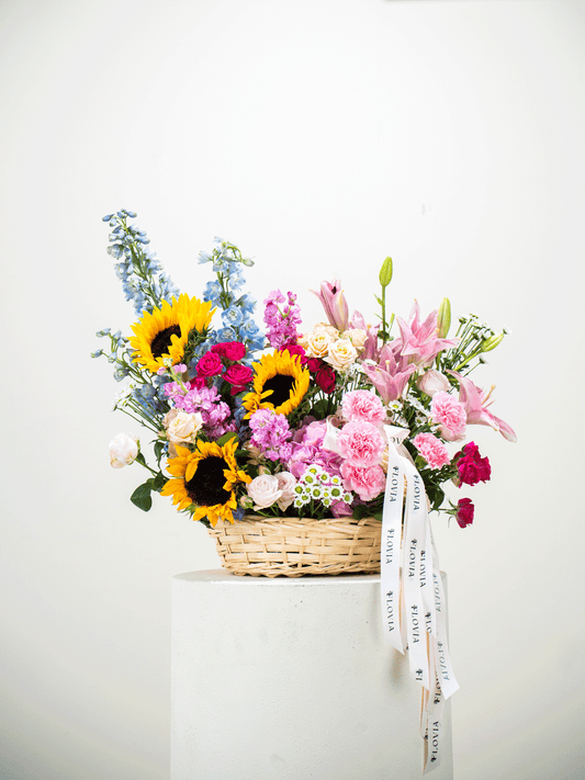 Sunshine & Elegance Bloom Basket