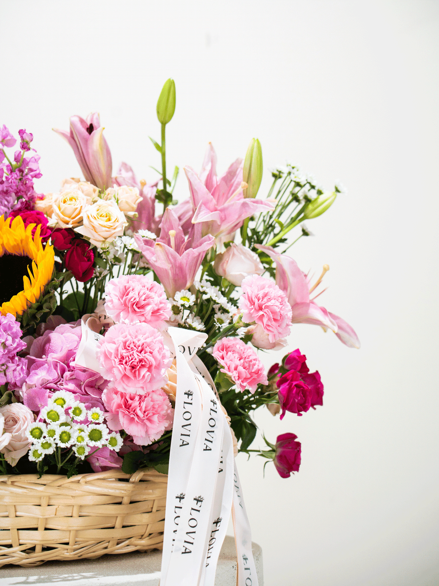 Sunshine & Elegance Bloom Basket