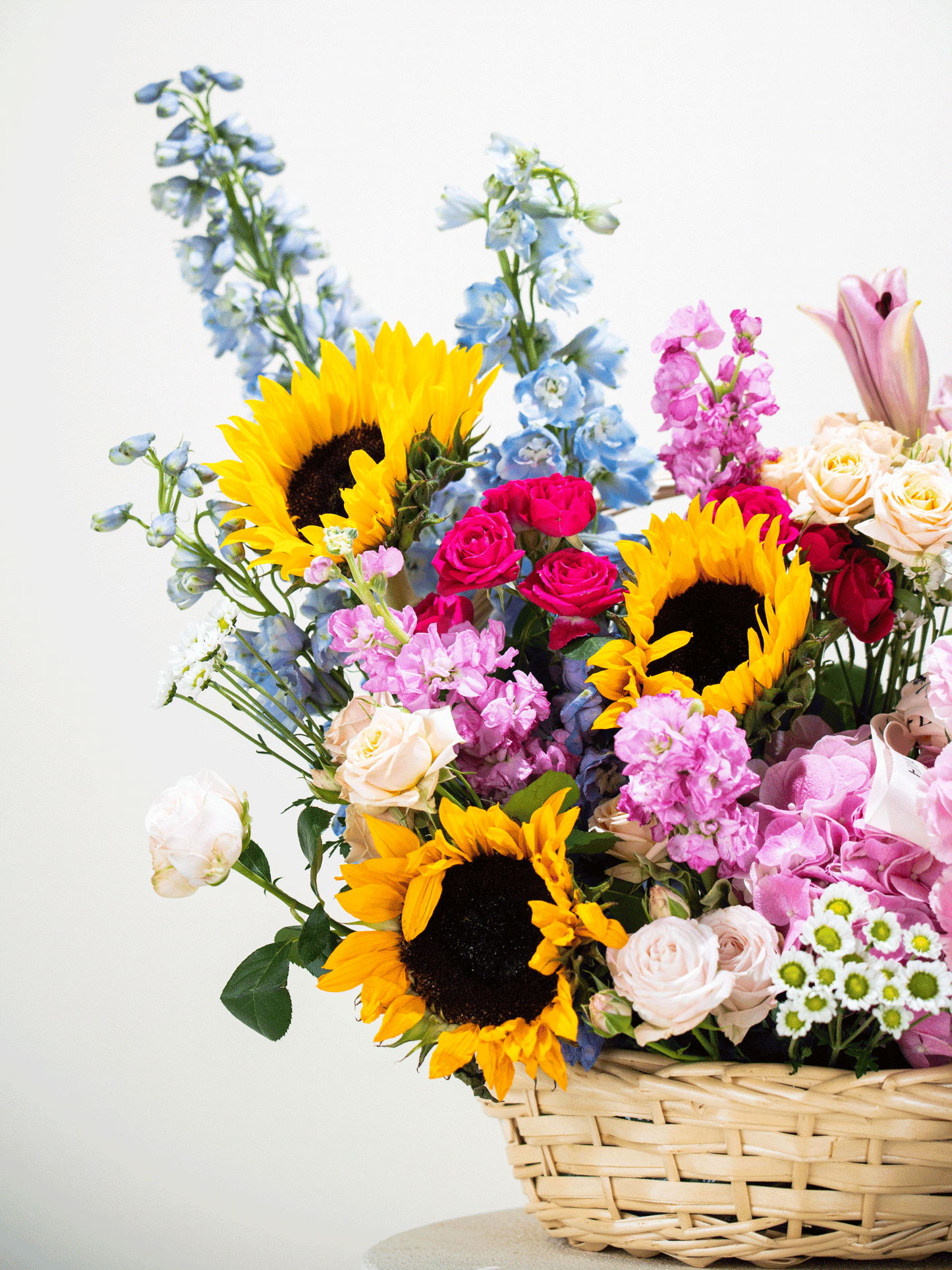 Sunshine & Elegance Bloom Basket