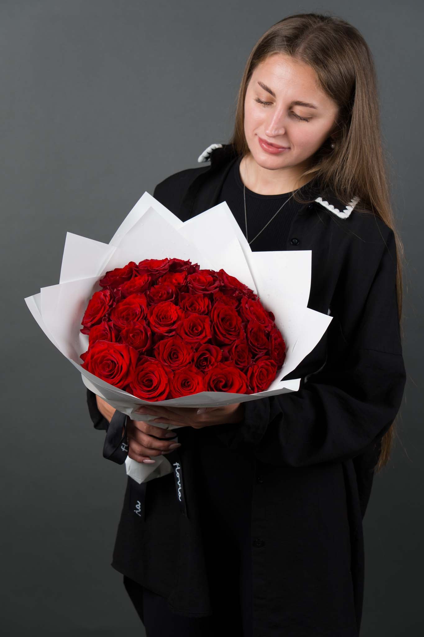 21 Red Roses Bouquet