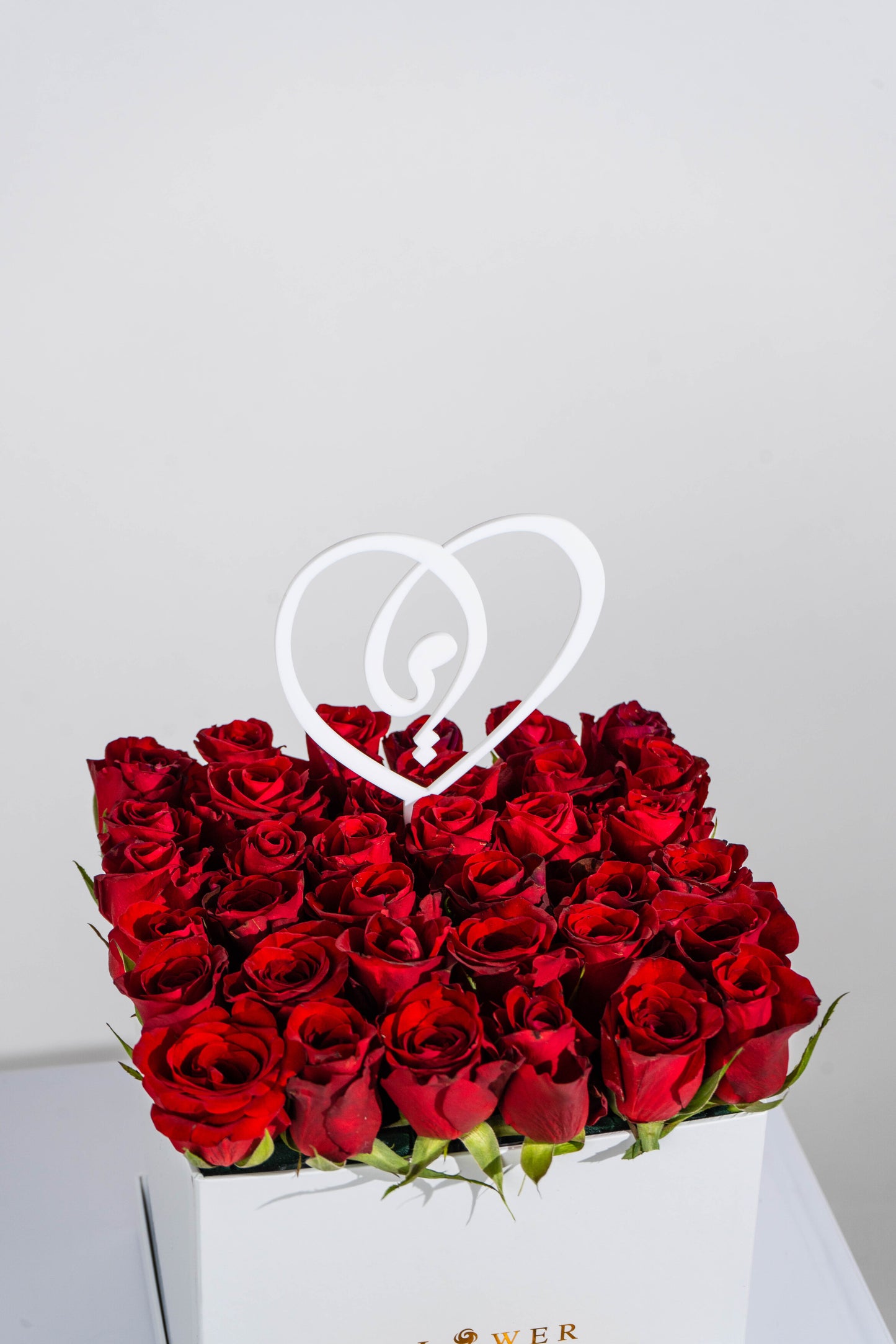 Red Roses In Box | Flower Shop Dubai.