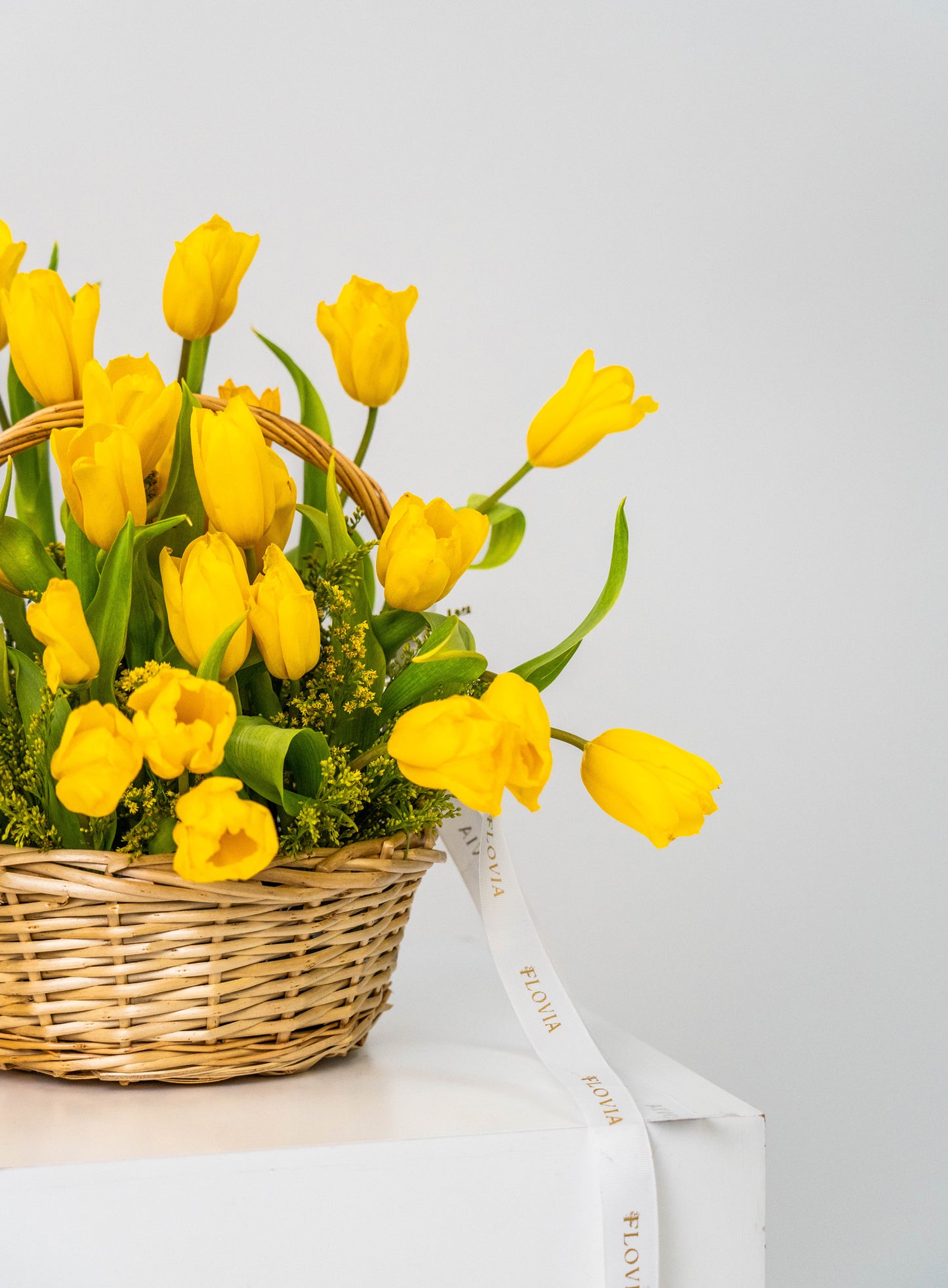 Sunny Tulip Basket