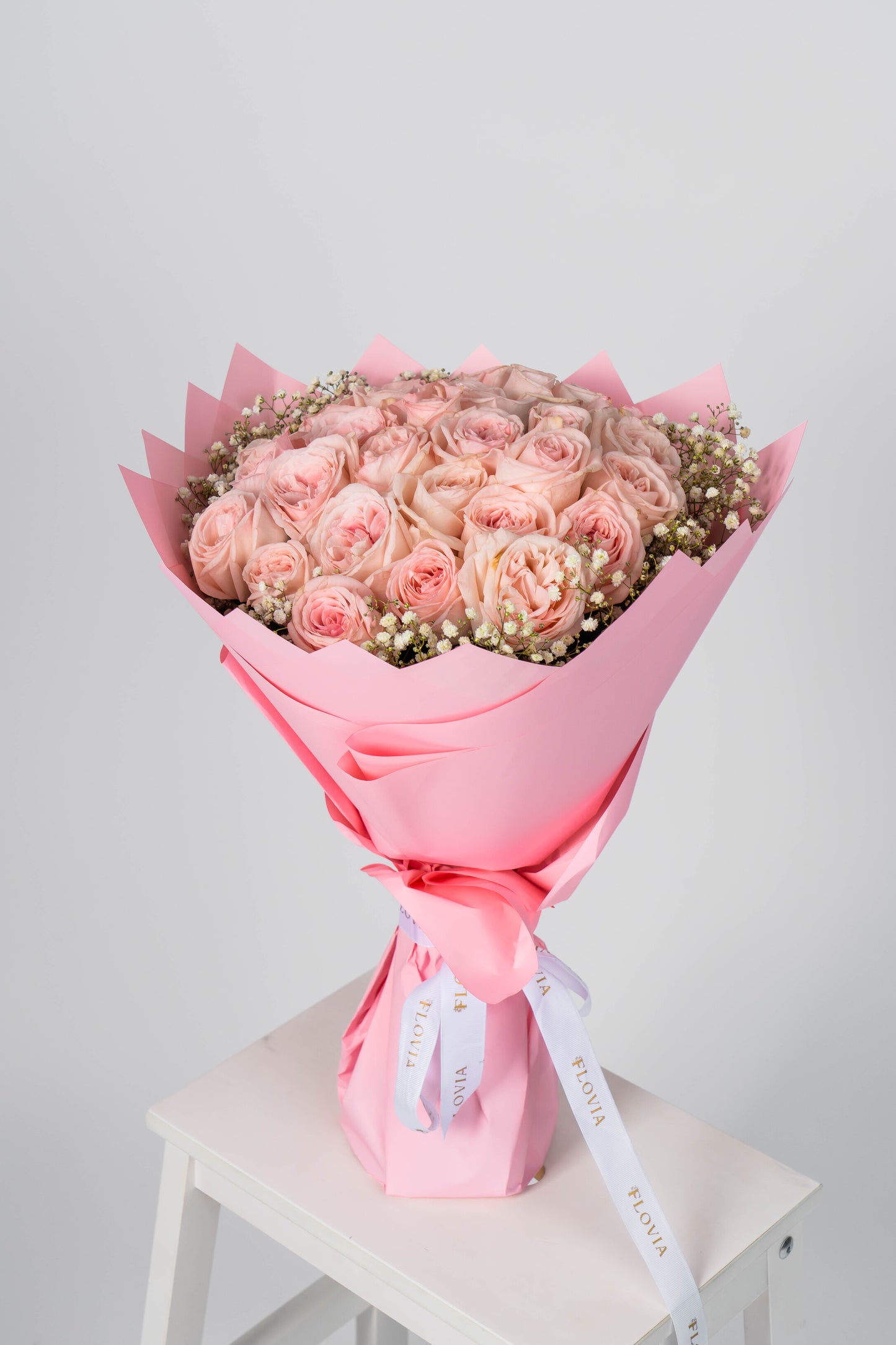 Pink Rose Bouquet | Flower Shop Dubai.