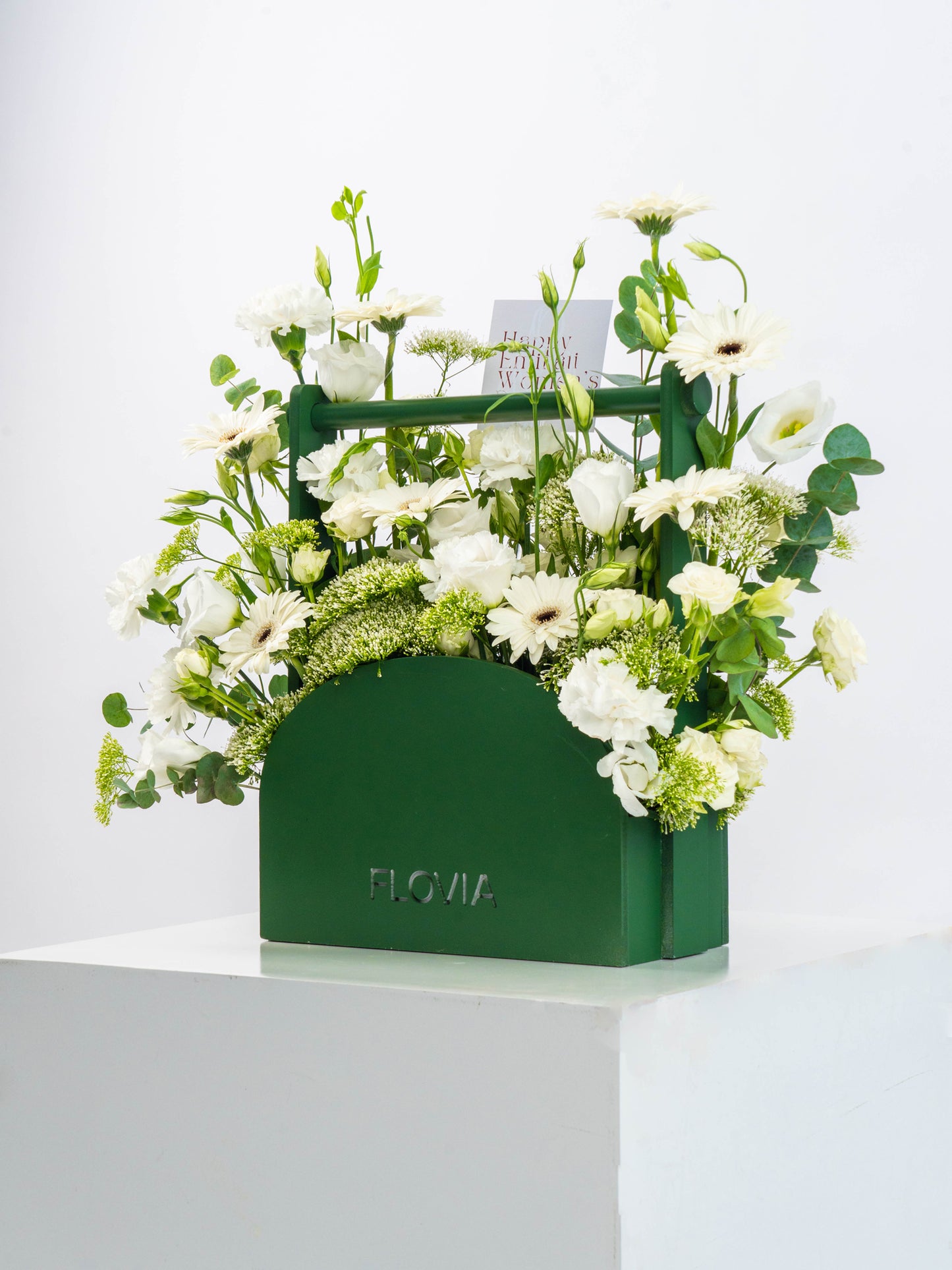 Flovia Green Basket