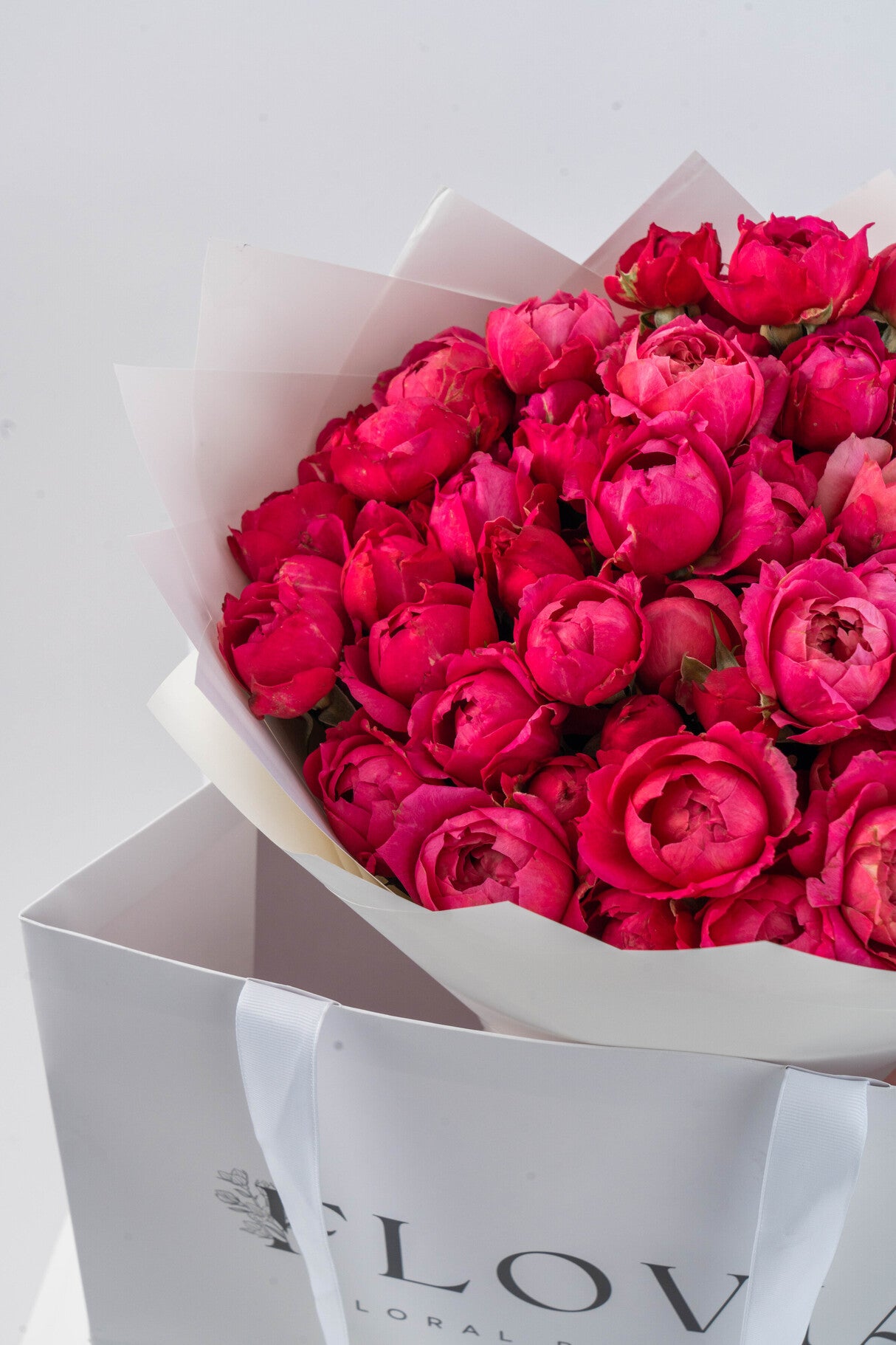 Peony Roses Bouquet | Flower Shop Dubai.