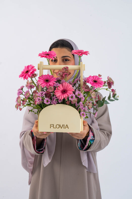 Flovia Mini Basket | Flower Shop Dubai.