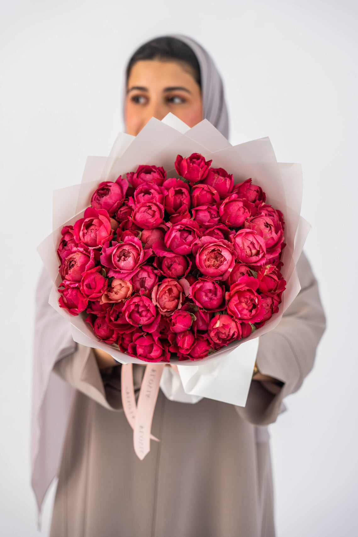 Peony Roses Bouquet | Flower Shop Dubai.