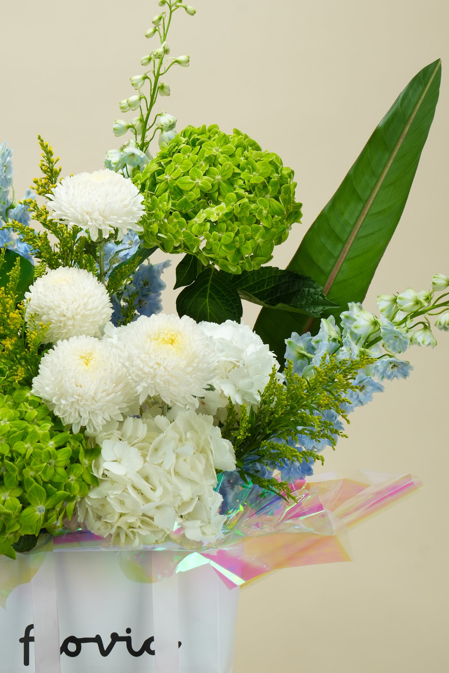 Hydrangea Whisper Floral Bag