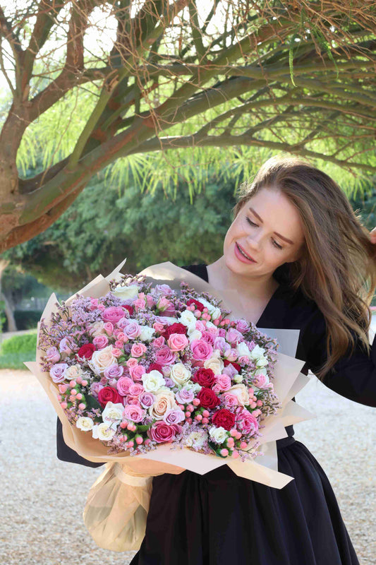 Spray roses to bring smile to your loved ones