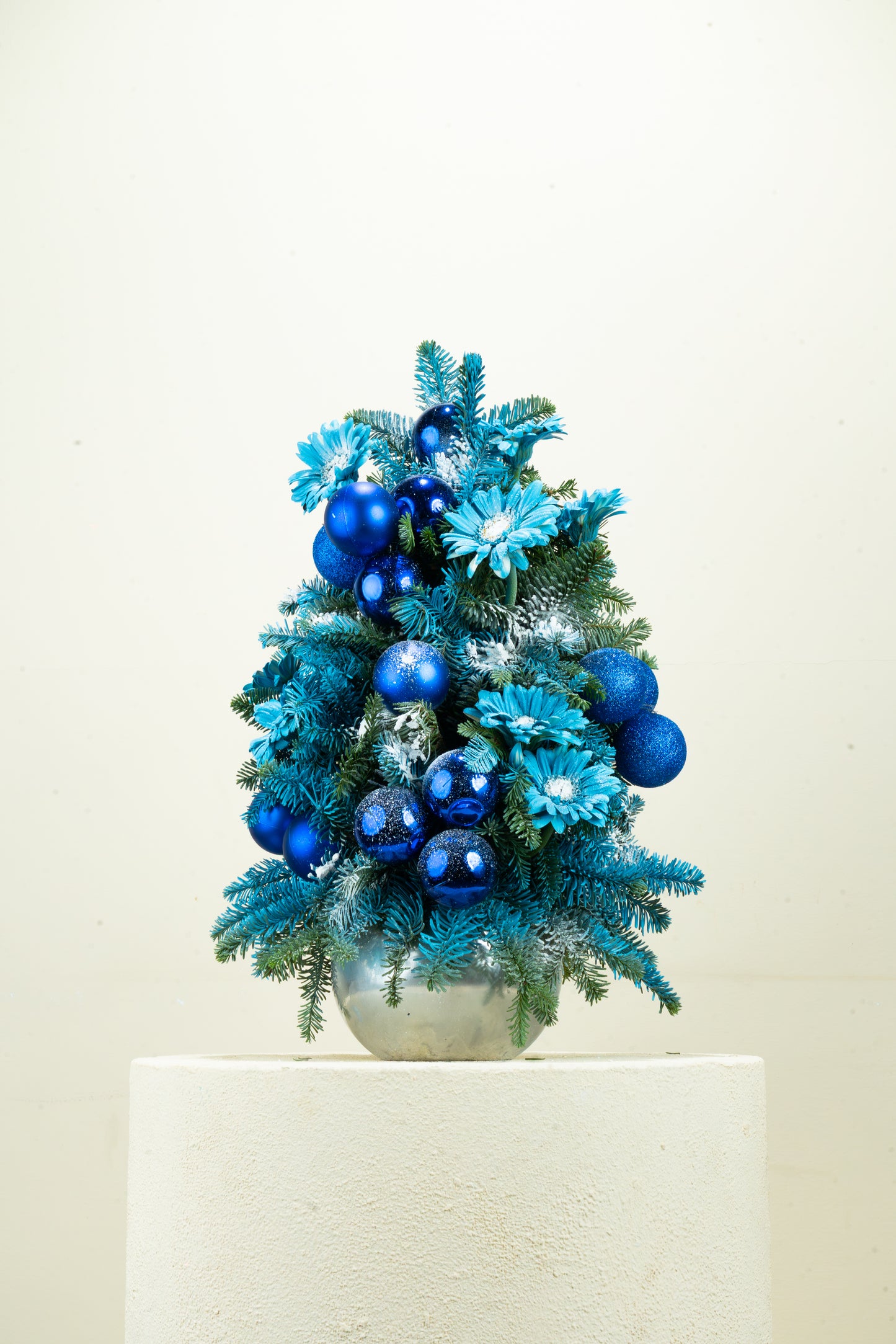 Blue Merry Mini Christmas Tree