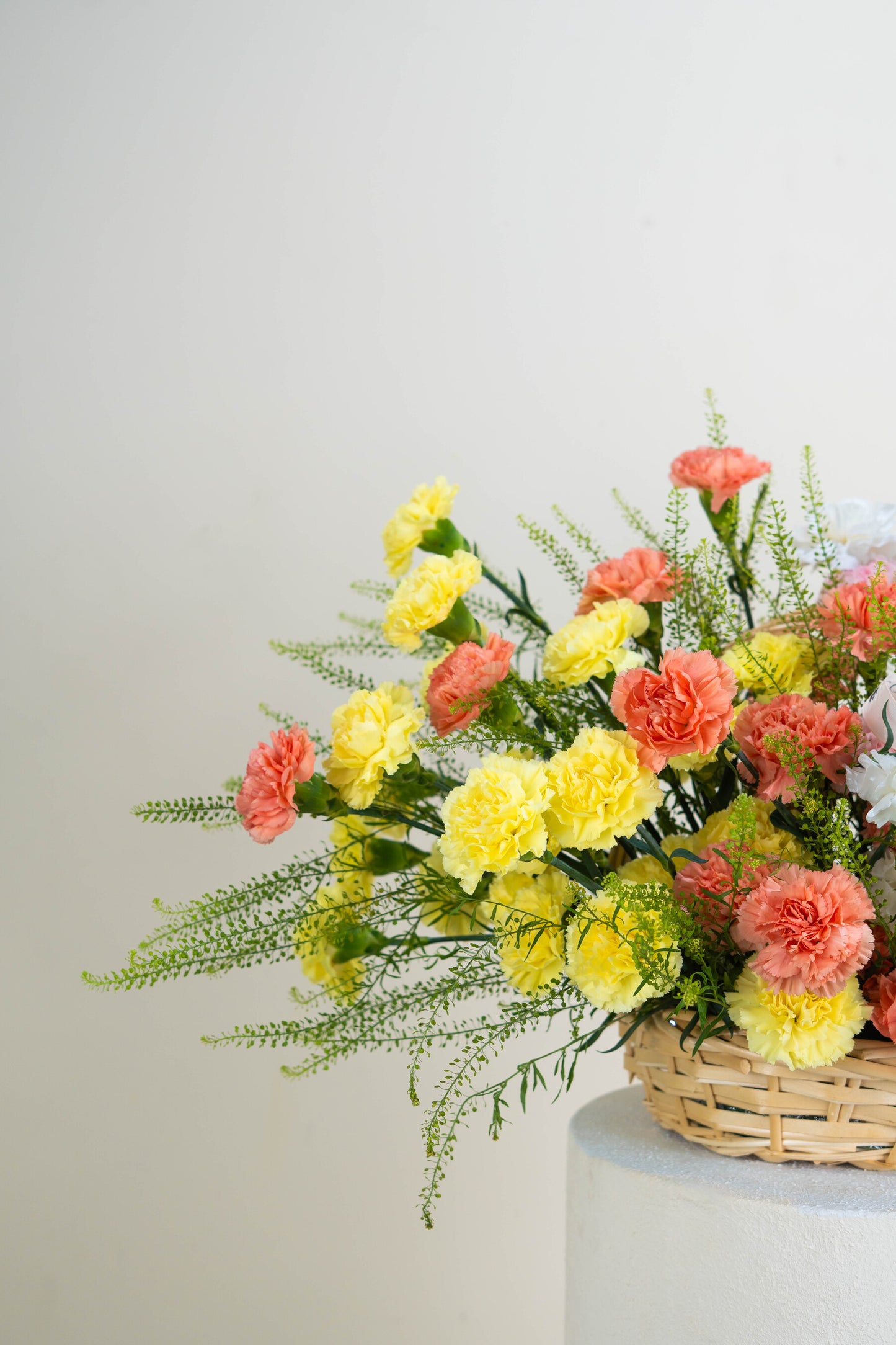 Sunlit garden basket