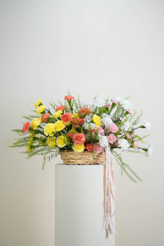 Sunlit garden basket