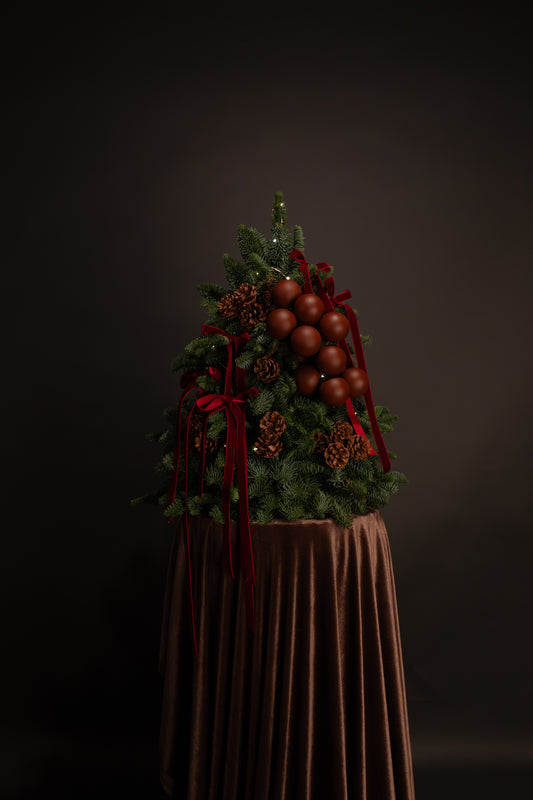 Red Velvet Christmas Mini Tree (70 cm)