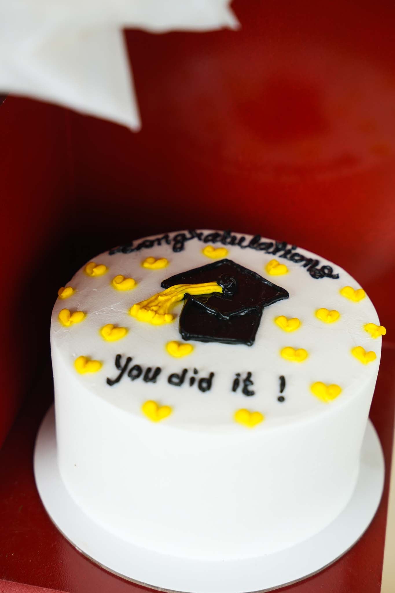 Graduation Floral Cake Arrangement