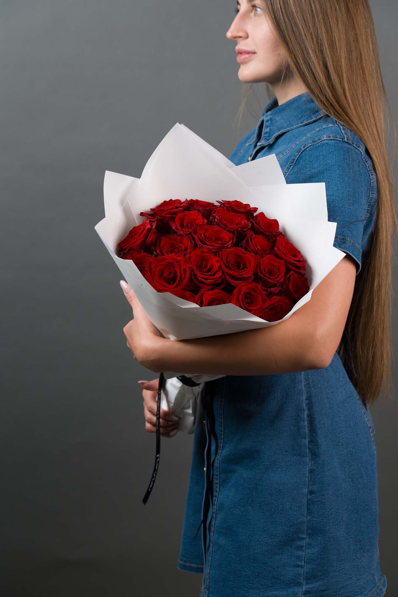 21 Red Roses Bouquet