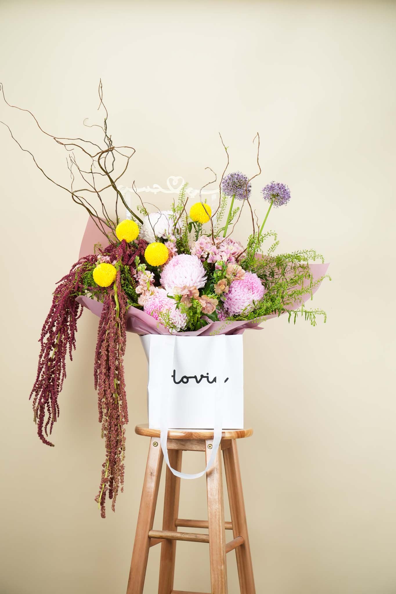 Ramadan Blush & Gold Luxury Flower Box