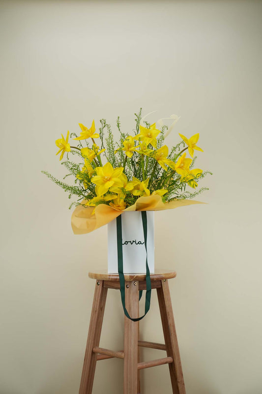 Sunny Yellow Bloom Bag