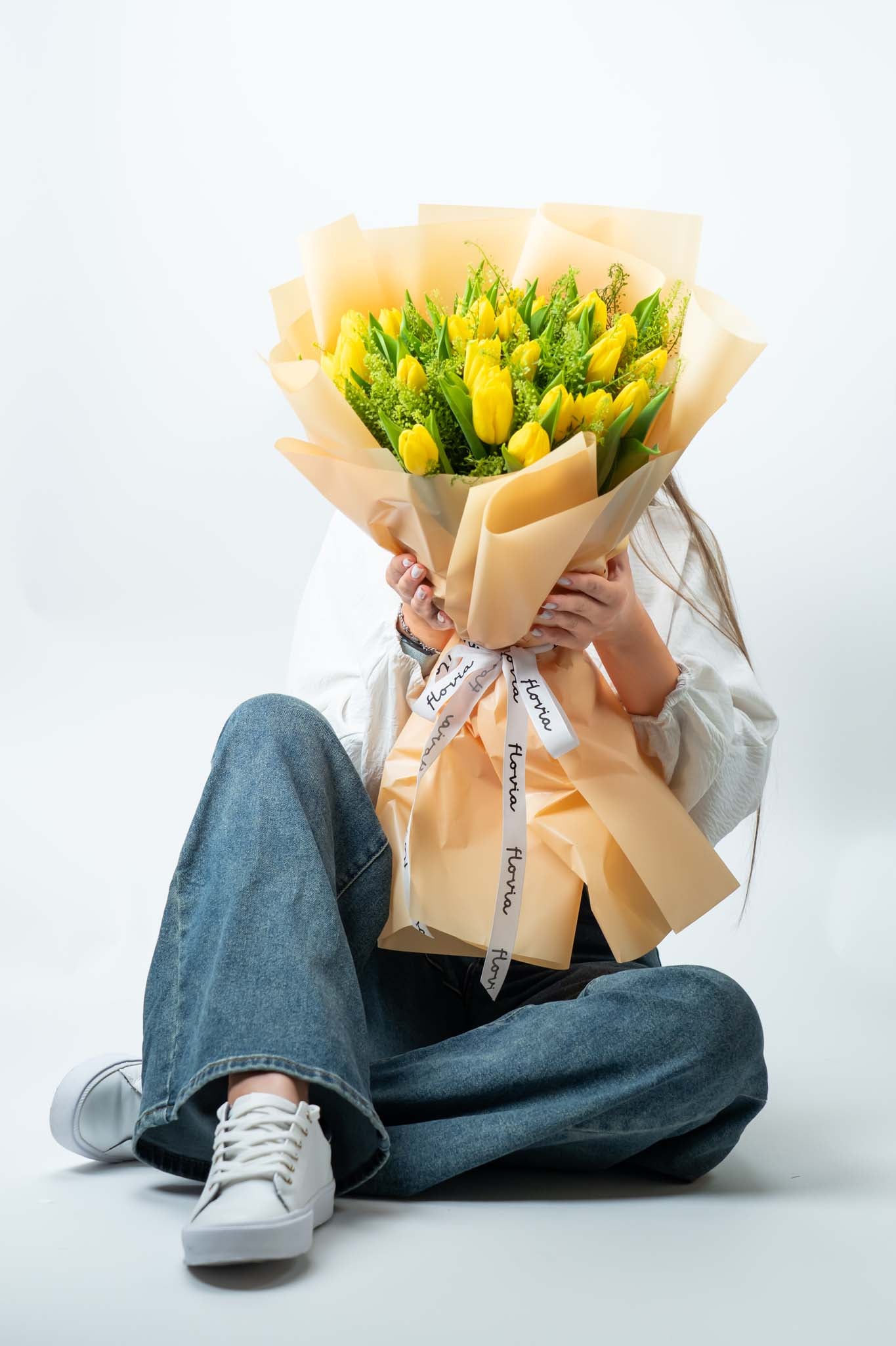 Golden Sunshine Tulip Bouquet