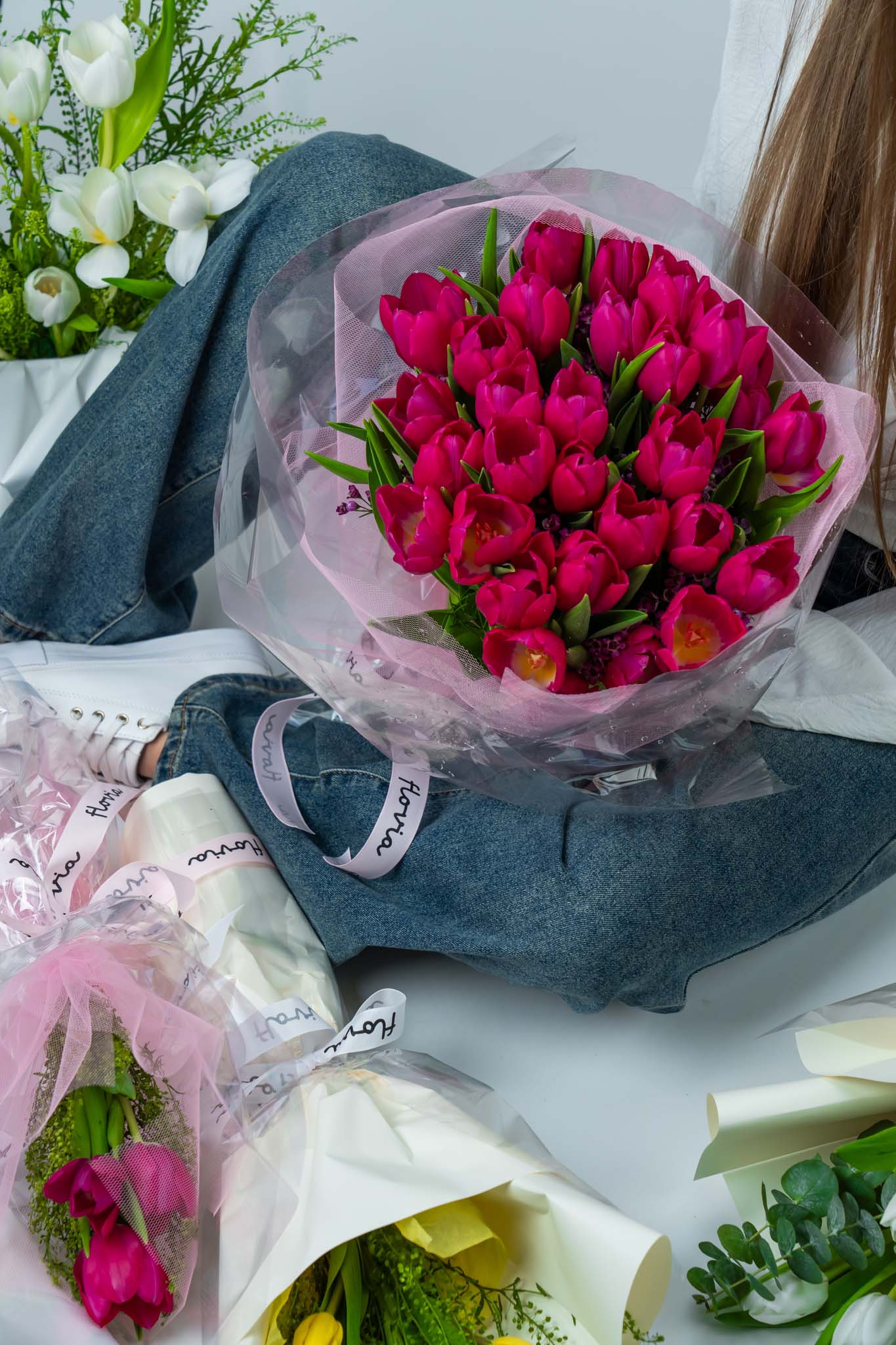 Blushing Pink Tulip Bouquet