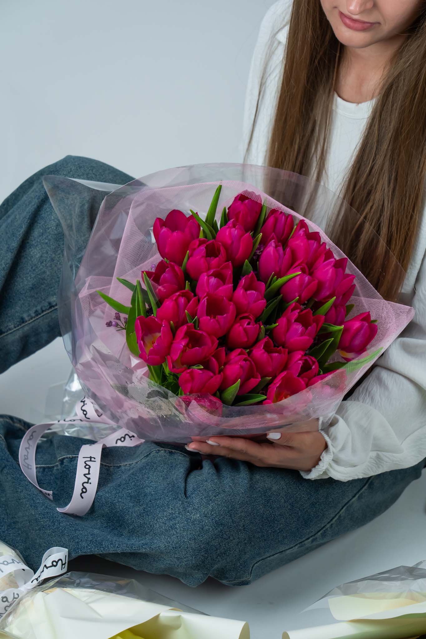 Blushing Pink Tulip Bouquet