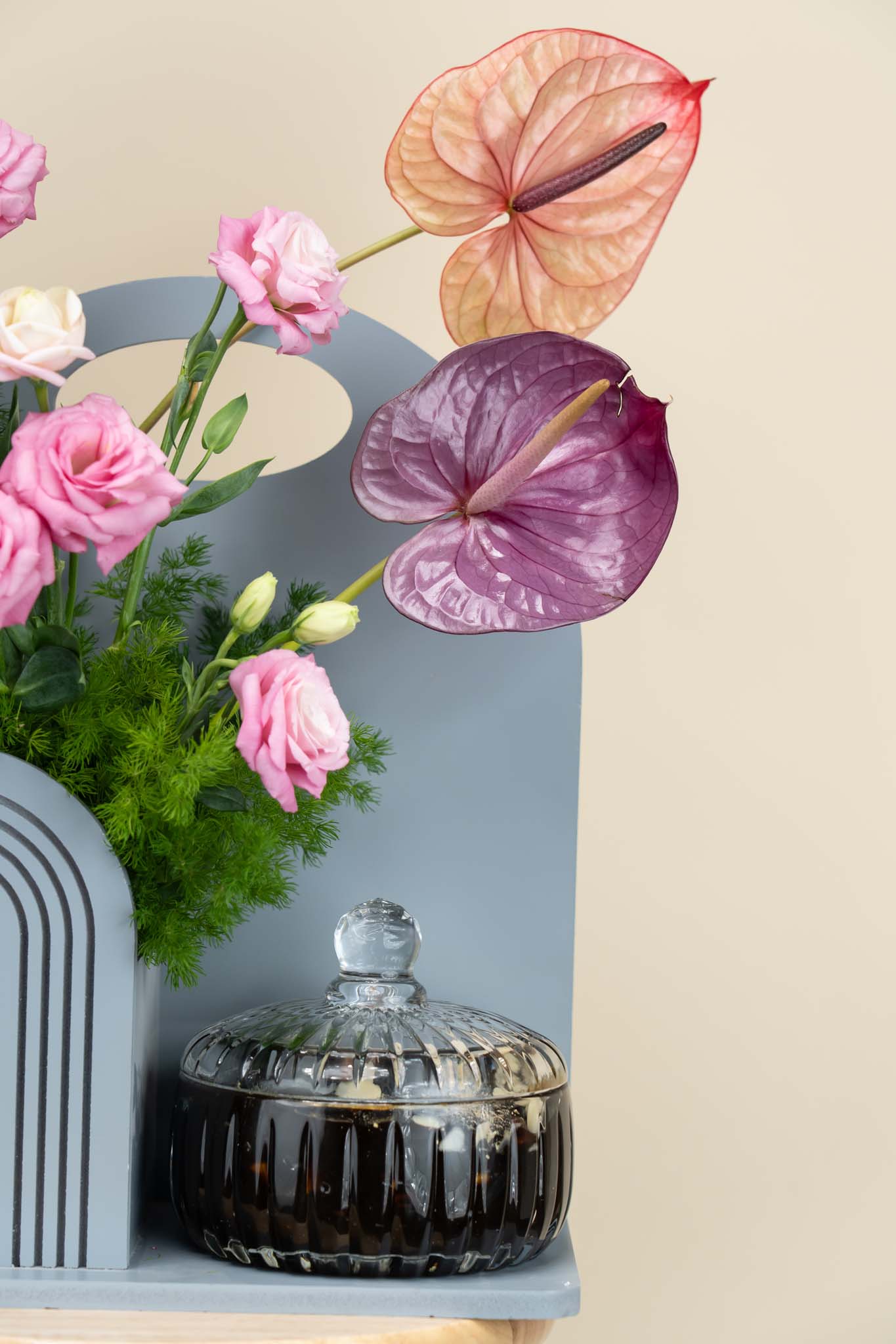 Blush Anthurium Arch