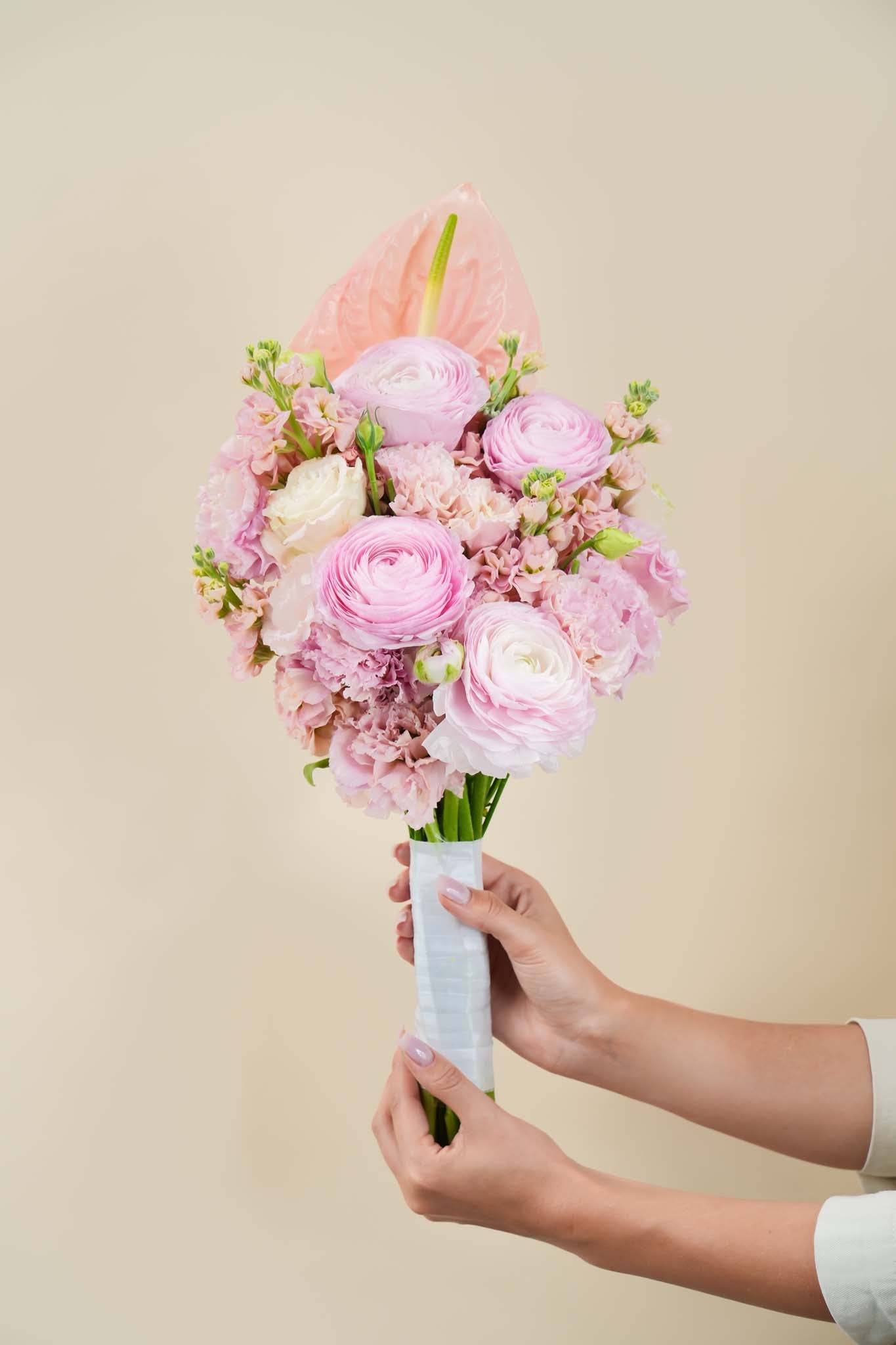 Pink Luxe Wedding Bouquet