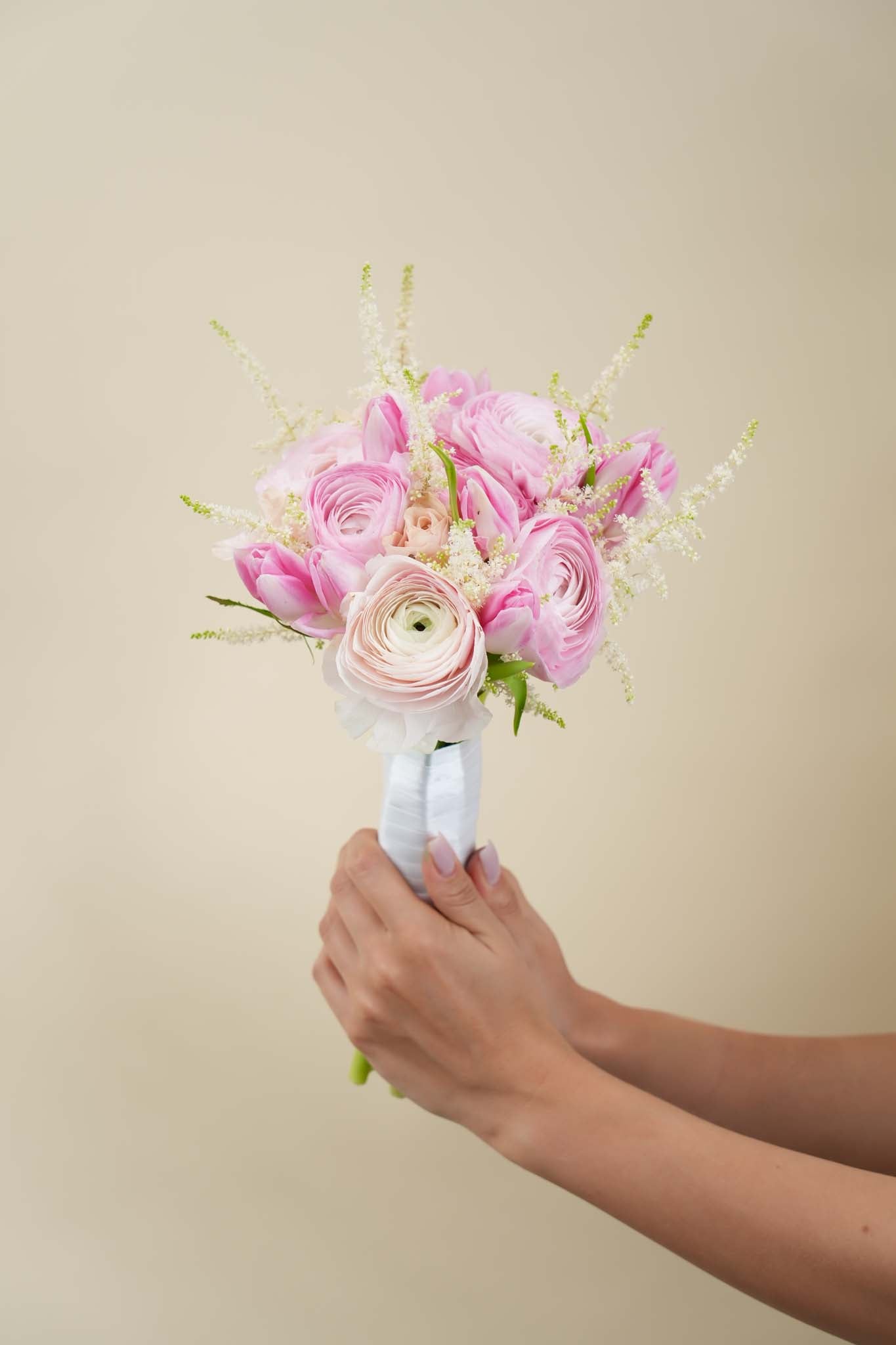 Blush Garden Wedding Bouquet