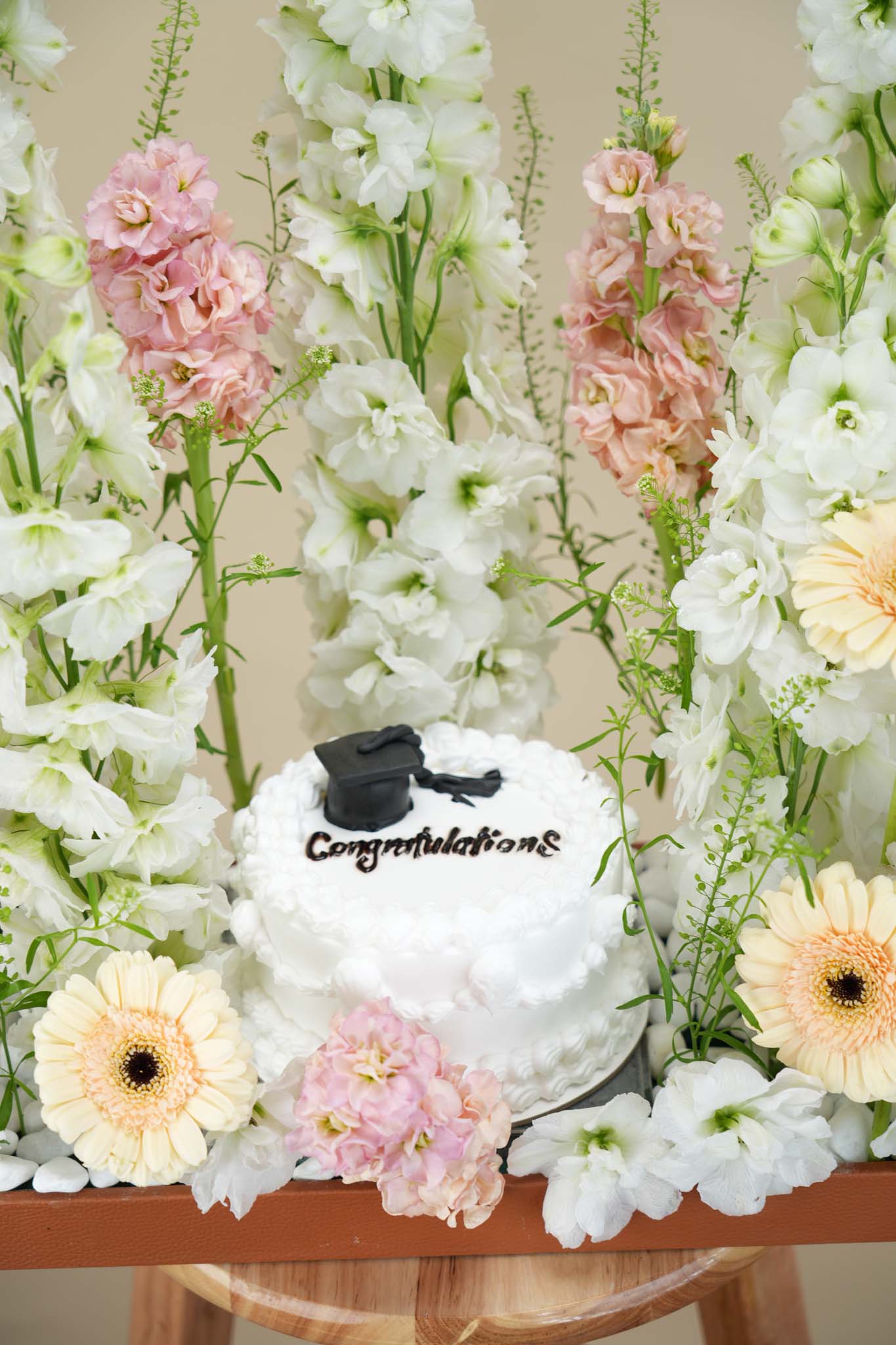 Blush Garden Tray Arrangement