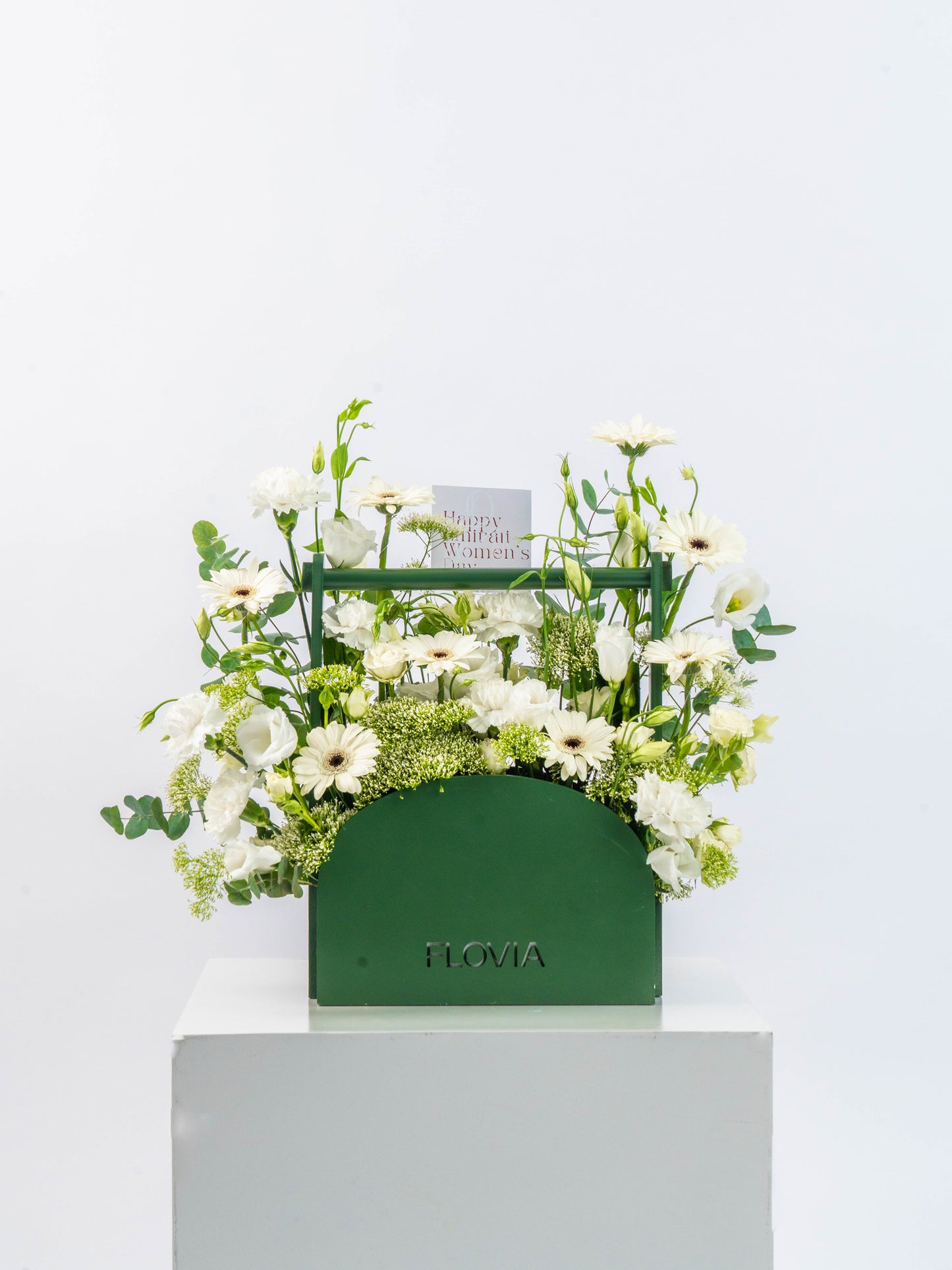 Flovia Green Basket