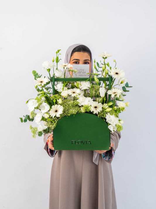 Flovia Green Basket