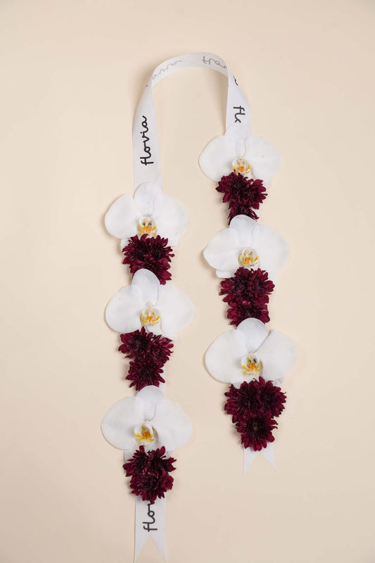 Orchid Elegance Graduation Leis