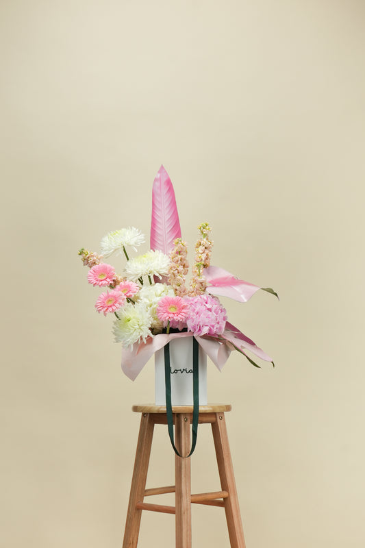 Cotton Blush Bloom Bag