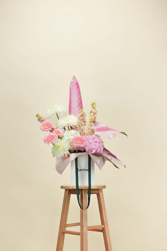 Cotton Blush Bloom Bag