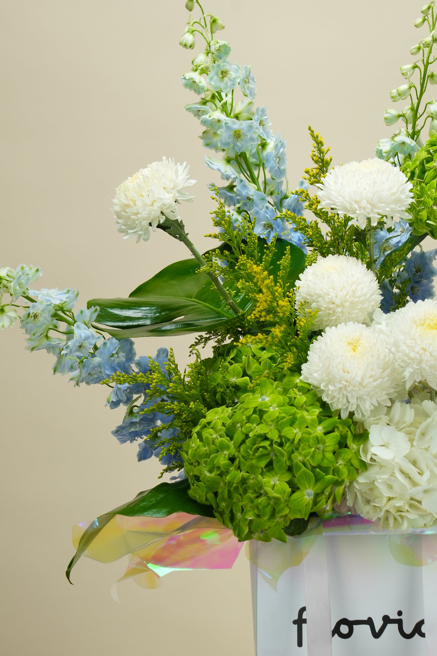 Hydrangea Whisper Floral Bag