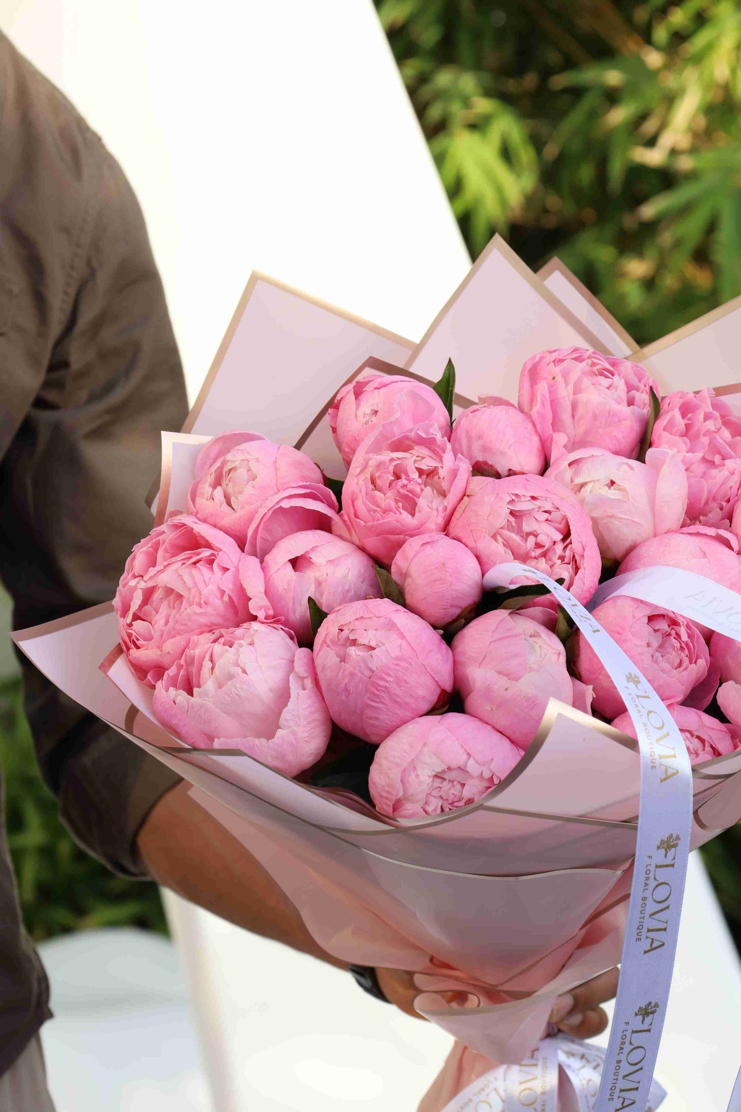 Blossom your love with pink peony blossom 