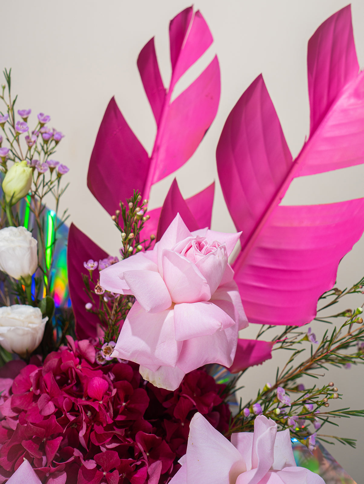 Pink Paradise Bag Arrangement